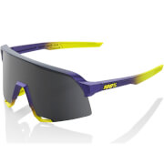 100% S3 Sunglasses with Smoke Lens - Matt Metallic Digital Brights