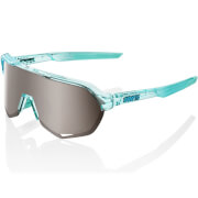 100% S2 Sunglasses with HiPER Silver Mirror Lens - Polished Translucent Mint