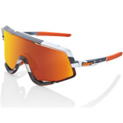 100% Glendale Sunglasses with HiPER Red Multilayer Lens - Soft Tact Grey Camo