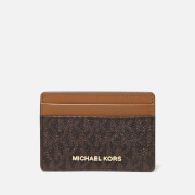MICHAEL Michael Kors Women's Jet Set Card Holder - Brown