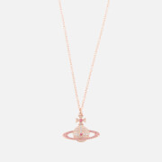 Vivienne Westwood Kika Rose Gold-Tone and Crystal Necklace