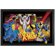 Marvel X-Men Animated Series Group Framed Art Print