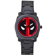 Marvel Deadpool Matte Black Stainless Steel Bracelet Watch