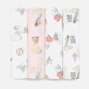 aden + anais Essentials Cotton Swaddles - Disney Princess™ (4 Pack)