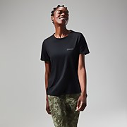 Relaxed Super Stretch Tech T-Shirt für Damen Schwarz - 8