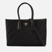 Pinko Maxi Puff Quilted Shell Tote Bag