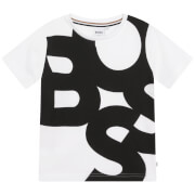 Hugo Boss Boys' Monochrome Cotton-Blend T-Shirt