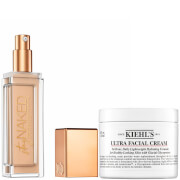 Urban Decay Stay Naked Foundation x Kiehl's Ultra Facial Cream 50ml Bundle (Various Shades)