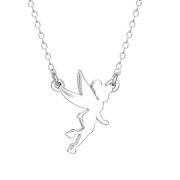Disney Princess Tinkerbell Sterling Silver Necklace