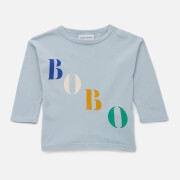 BoBo Choses Baby's Diagonal Logo Long Sleeve T-Shirt