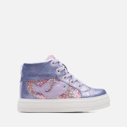 Clarks Toddler Nova City Leather High-Top Trainers