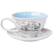 Disney Winnie the Pooh New Favorite Day Ceramic Teacup and Saucer