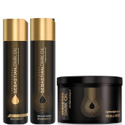 Sebastian Professional Dark Oil Shampoo, Conditioner and Mask Regime Bundle