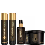 Sebastian Professional Dark Oil Shampoo, Conditioner, Mask and Styling Oil Regime Bundle