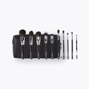 BH Cosmetics Ultimate Essentials - 10 Piece Face & Eye Brush Set with Bag