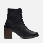 Clarks Clarkwell Heeled Leather Boots