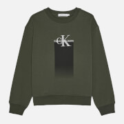 Calvin Klein Gradient Logo Cotton-Blend Sweatshirt