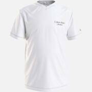 Calvin Klein Boys' V-Neck Logo Cotton-Jersey T-Shirt