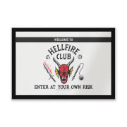 Tapis d'entrée Stranger Things Bienvenue au Hellfire Club