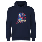 Ms Marvel Fade Hoodie - Navy