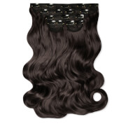 LullaBellz Super Thick 22" 5 Piece Natural Wavy Clip In Extensions (Various Shades)