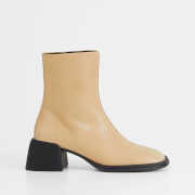Vagabond Ansie Flared Heel Leather Ankle Boots