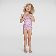 Placement Thinstrap Badeanzug Pink/Blau für Kleinkinder (Mädchen)