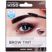 Kit Tint KISS Brow (palette de nuances) - Nuance :#3c2829||Marron