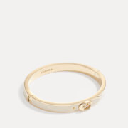 Coach C Buckle Gold-Tone Thin Bangle