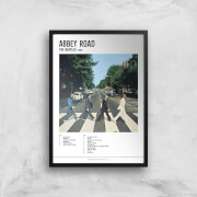 Abbey Road Collection Abbey Road Track List Giclee Art Print