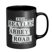 Abbey Road Collection Abbey Road Grunge Mug - Black