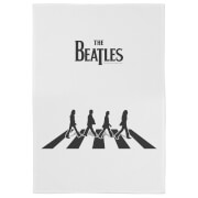 Abbey Road Collection The Beatles White Silhouette Cotton Tea Towel - White