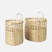 Broste Copenhagen Hampus Bamboo Basket - Natural