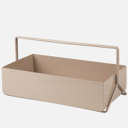 Broste Copenhagen Tully Iron Tool Box - Taupe Grey