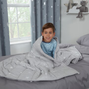 Dreamscene Kids Star Teddy Weighted Blanket - Grey 3kg