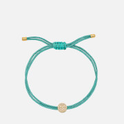 Estella Bartlett Smiley Cord, Gold-Plated and Crystal Bracelet