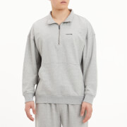 Calvin Klein Cotton-Blend Half-Zip Sweatshirt