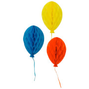 Balloon Honeycomb Balls - Brights