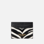 Kate Spade New York Morgan Zebra Leather Card Holder