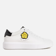 Ted Baker Maymay Magnolia Flower Flatform Leather Trainers