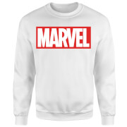 Marvel Logo Sweatshirt - White