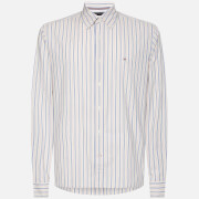 Tommy Hilfiger Logo-Embroidered Cotton-Flannel Shirt