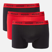 HUGO Bodywear Three-Pack Stretch-Cotton Jersey Boxer Trunks