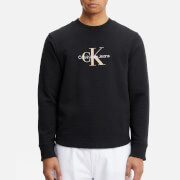 Calvin Klein Jeans Archival Monologo Waffle Cotton Jersey Long Sleeve T-Shirt