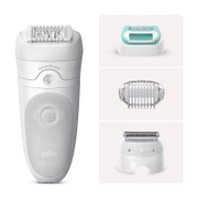 Braun Silk-épil 5 5-625 Epilierer für Einsteigerinnen, Weiß/Grau