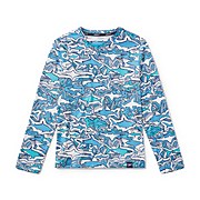 Long Sleeve Shark Chalk Swim Shirt - Blue Camo | Size XL