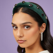 Sister Jane Bouquet Crystal-Embellished Velvet Headband