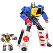 Hasbro Transformers Legacy Evolution Voyager Twincast and Autobot Rewind Converting Action Figures