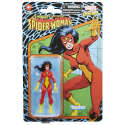 Marvel Legends Series Retro 375 Collection, figurine articulée de collection Spider-Woman de 9,5 cm