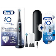 Oral-B iO 9N Elektrische Tandenborstel Zwart + 10 Opezetborstels